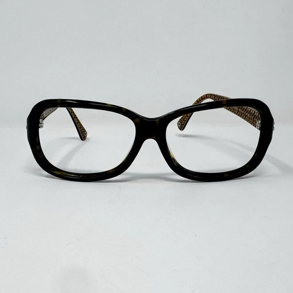 Coach HC8016 Clara L008 Dark Tortoise Eyeglass Frames 57-15-130